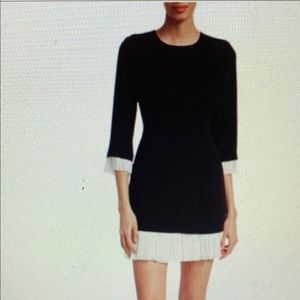 Catriona Pleated- Trim Dress